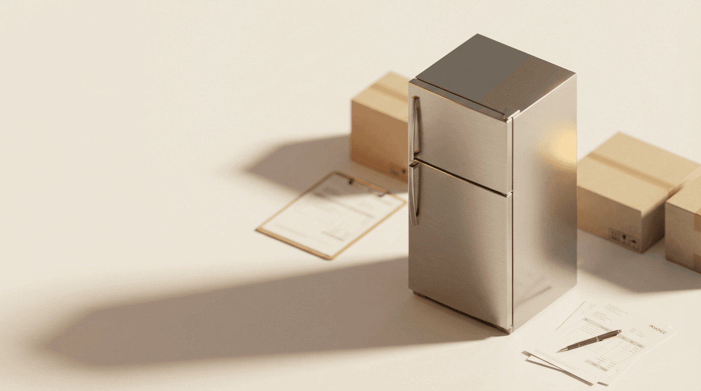 Appliance securing with professional equipment